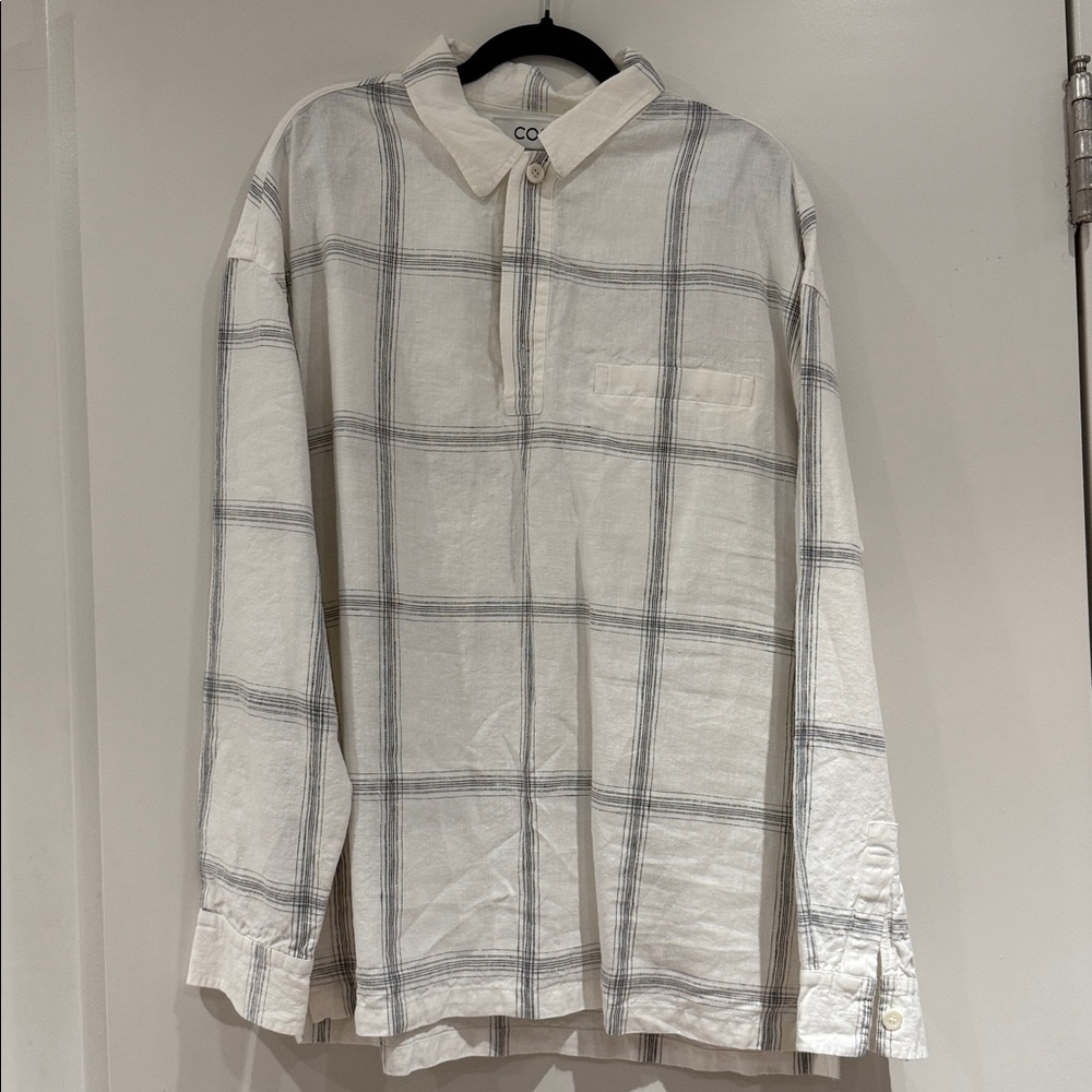 COS Cream Oversized Shirt